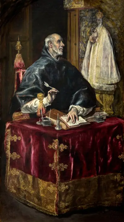 Saint Ildefonsus El Greco